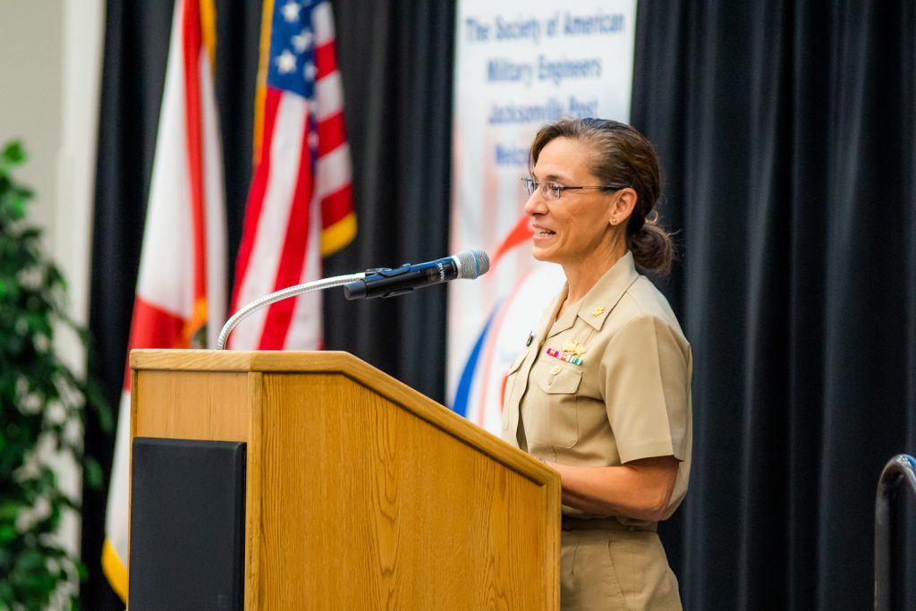 RDML Maria Aguayo, Jacksonville Post event